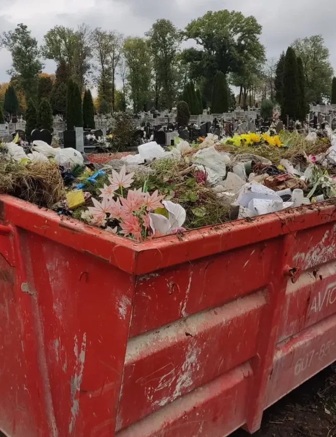 kontener na cmentarz